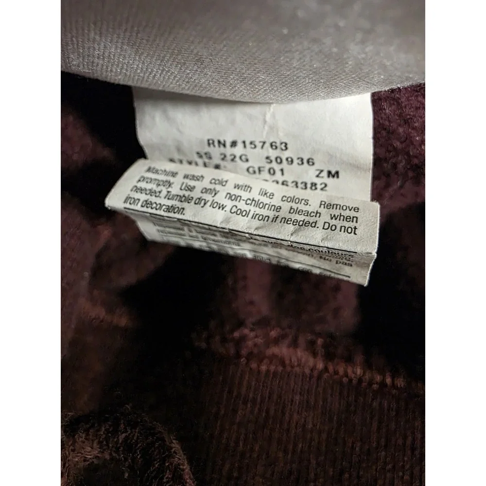 Vtg Champion Reverse Weave Jogger Sweatpants Maroon Men's 3XL GF01